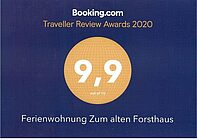 Booking.com Guest Review Award 2020
